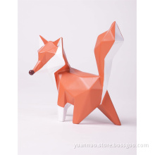 Fox Figurine Statue Gifts Modern Sculpture Decor